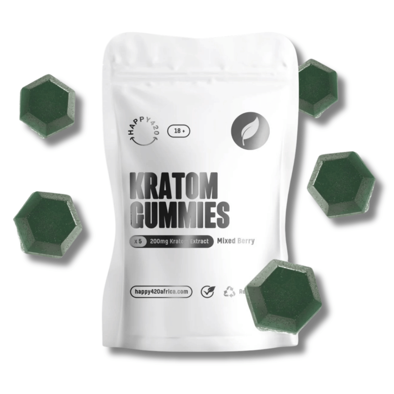 Happy 420 Kratom Gummies | 1000mg Kratom 🆕