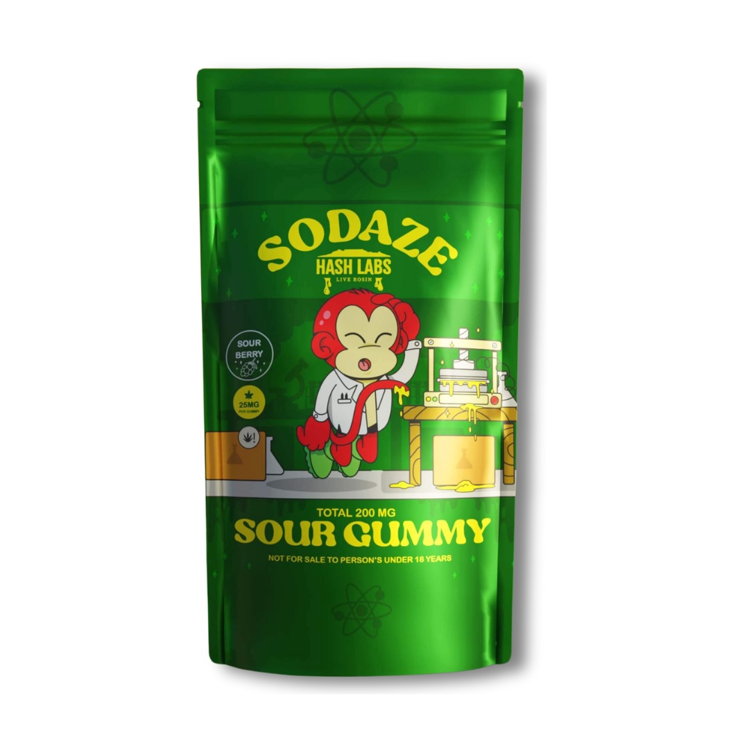 Sodaze Sour Berry Hash Gummies | 200mg