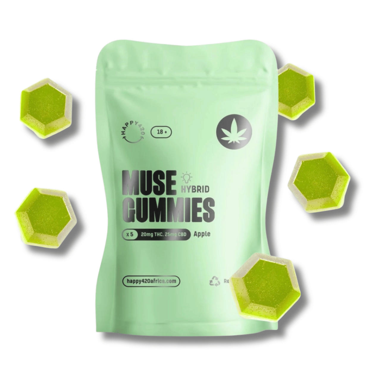 Happy 420 Muse Gummies | Hybrid | 100mg 🆕