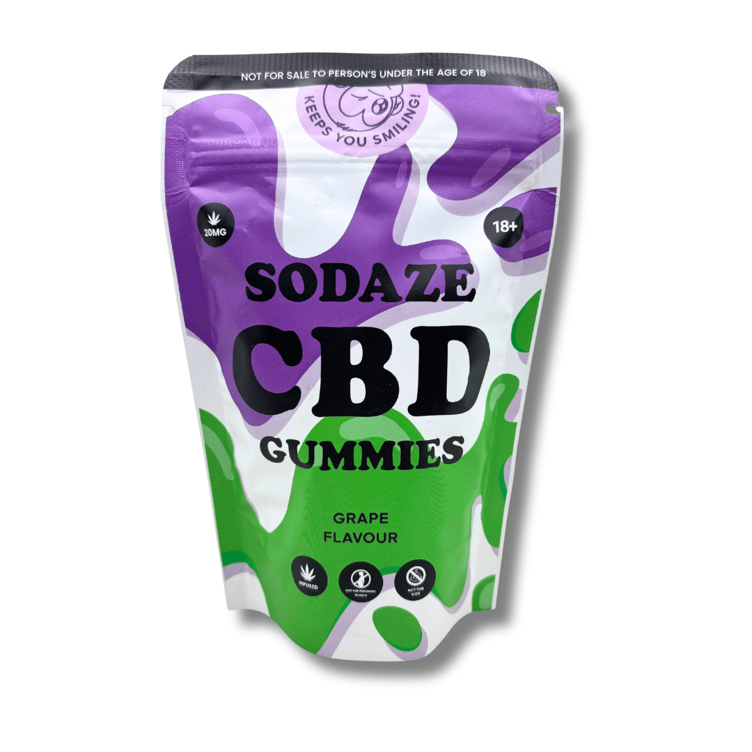 Sodaze CBD Grape Gummies | 200mg 🆕