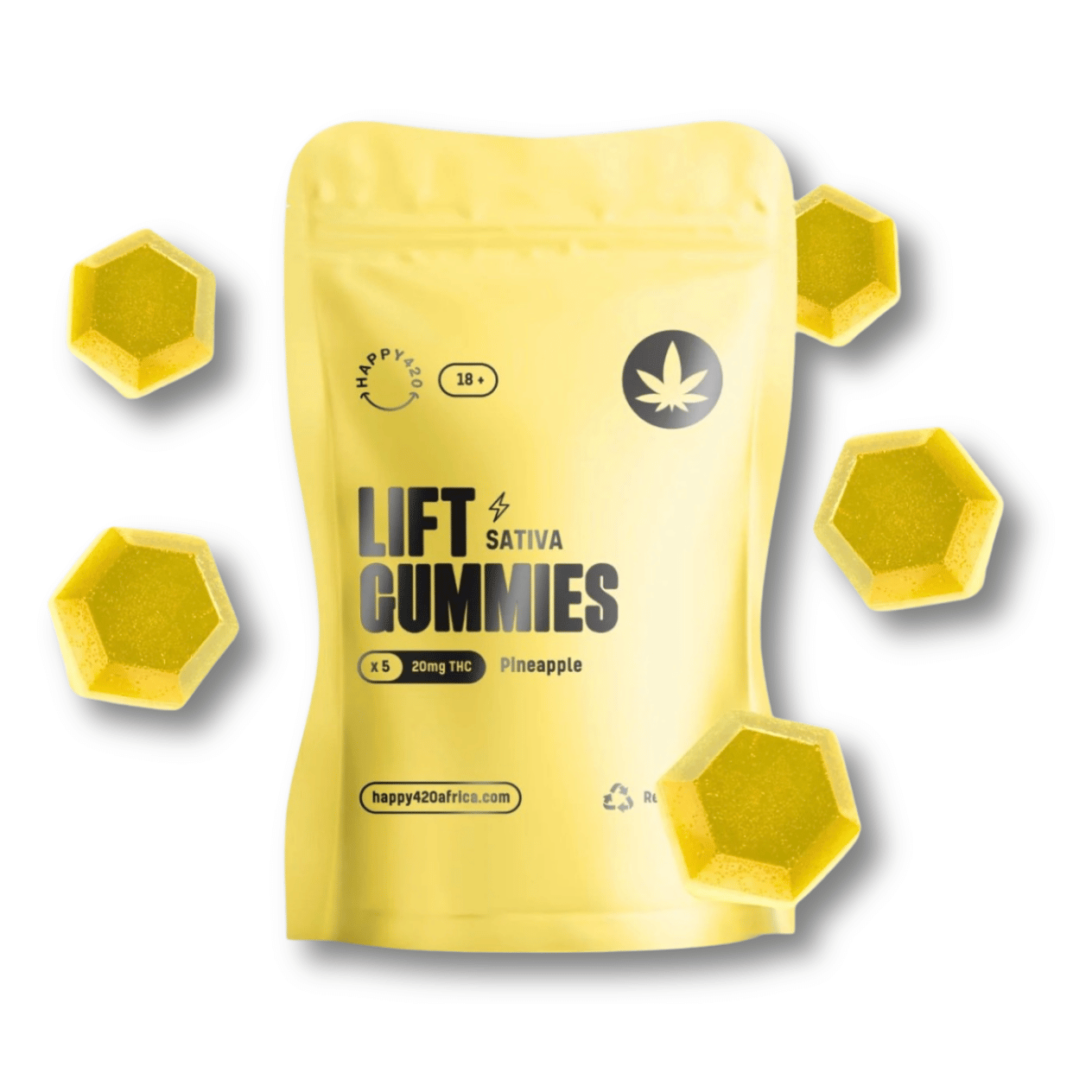 Happy 420 Lift Gummies | Sativa | 100mg 🆕